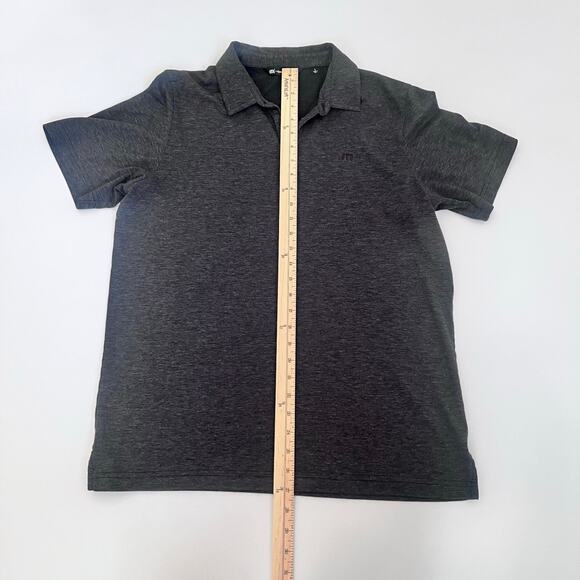 Travis Mathew Men's Prestige Pure Performance Polo Heather Black Size Large - Picture 7 of 11